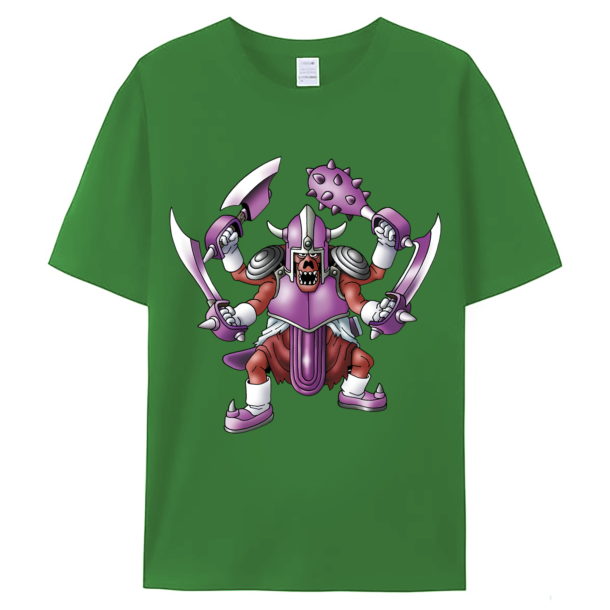 （画像用） ドラゴンクエスト Doragon Kuesuto Dragon Quest レディースカジュアルプリントTシャツ（綿100％）